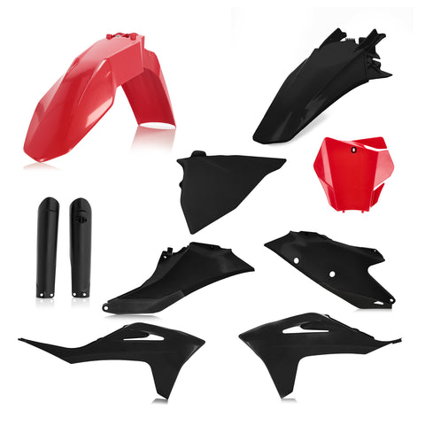 Full Plastic Kit Gas/Ktm Red/Black