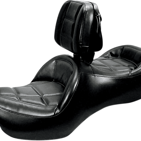 SADDLEMEN Roadsofa* Seat - Includes Backrest - Black - GL1200 H923J