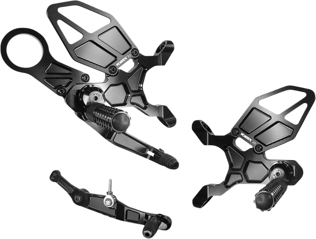 VORTEX Rearset - Black - S1000RR RS186K