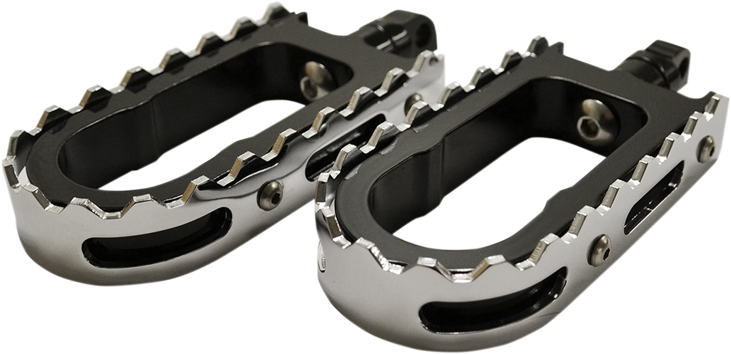 LA CHOPPERS BMX Footpegs - Black/Chrome LA-7205-00B