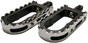 LA CHOPPERS BMX Footpegs - Black/Chrome LA-7205-00B