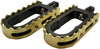 LA CHOPPERS BMX Footpegs - Black/Brass LA-7205-02B