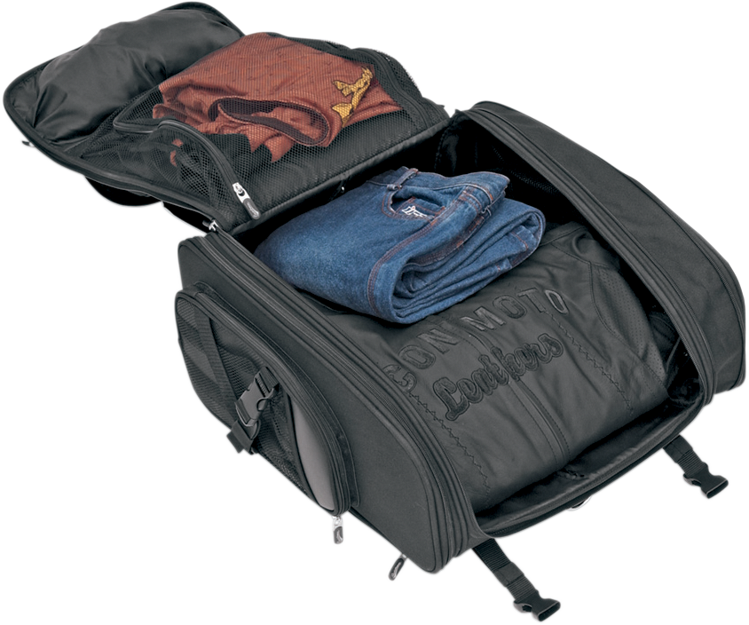 SADDLEMEN S2200E Expandable Sissy Bar Bag 3515-0080