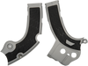 ACERBIS X-Grip Frame Guards - Silver/Black - YZ 250F/450F/WR250F/450F 2640271015
