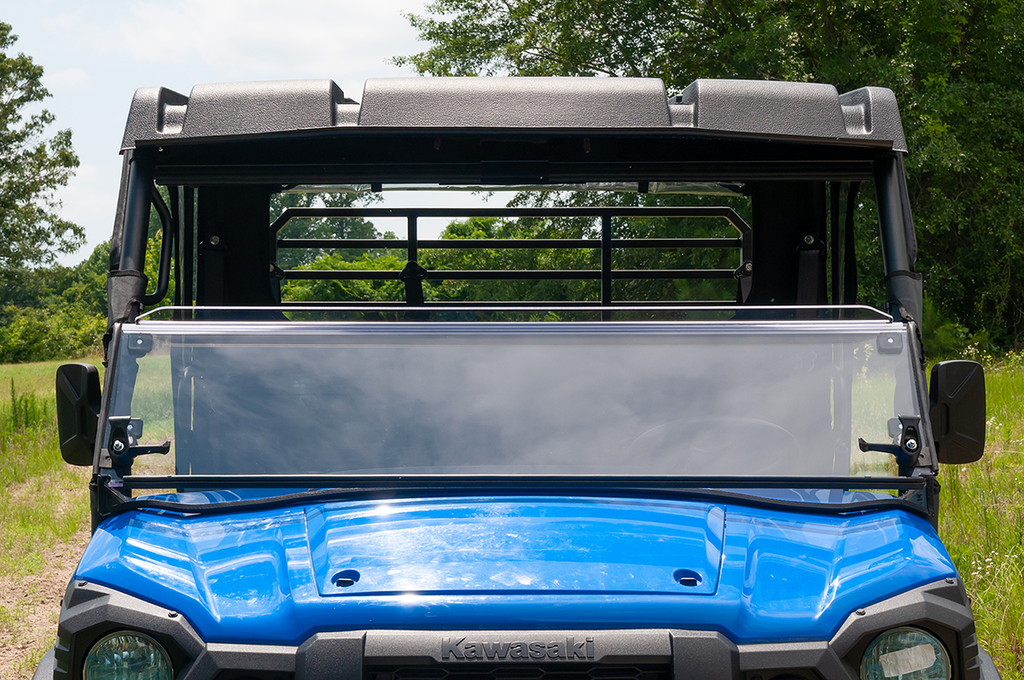 SEIZMIK Folding Windshield - Hard Coated Polycarbonate - Mule 50-26095KIT