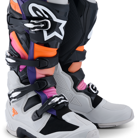 Tech 7 Blk/Lght Gry/Orng Fl/Magnta 8