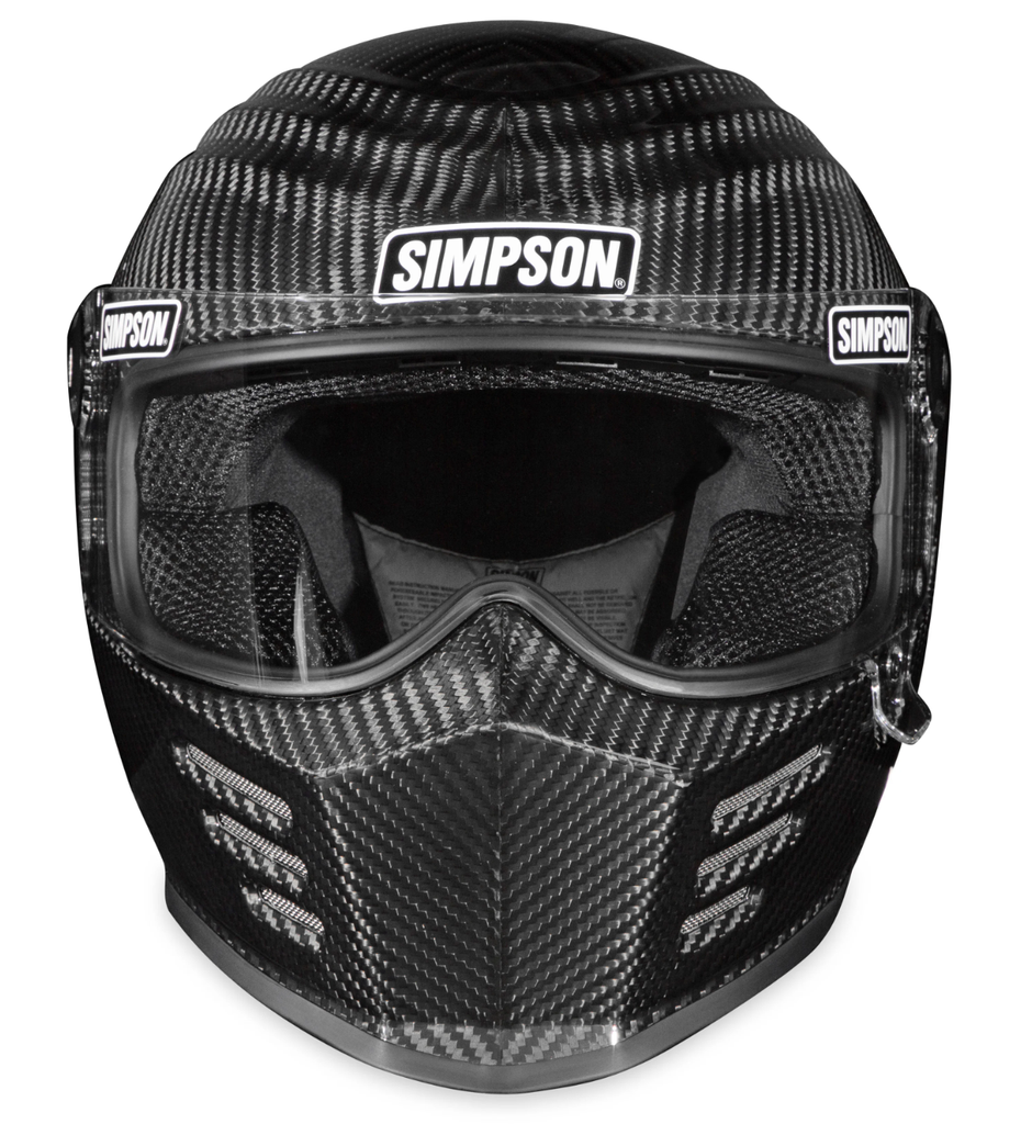 SIMPSON MOTORCYCLE OUTLAW BANDIT 3 HELMET - CARBON FIBER - Team Dream Rides