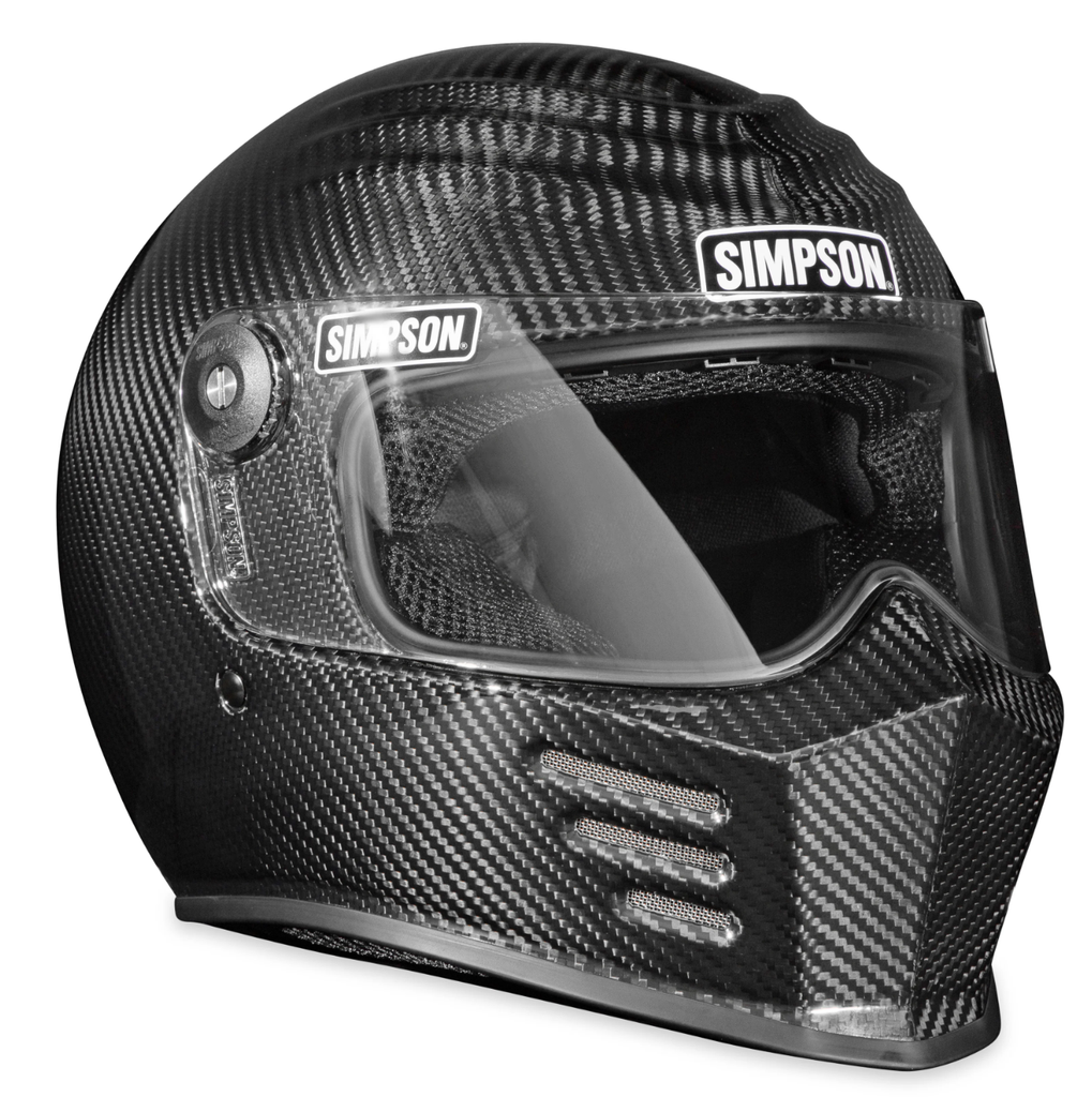 SIMPSON MOTORCYCLE OUTLAW BANDIT 3 HELMET - CARBON FIBER - Team Dream Rides