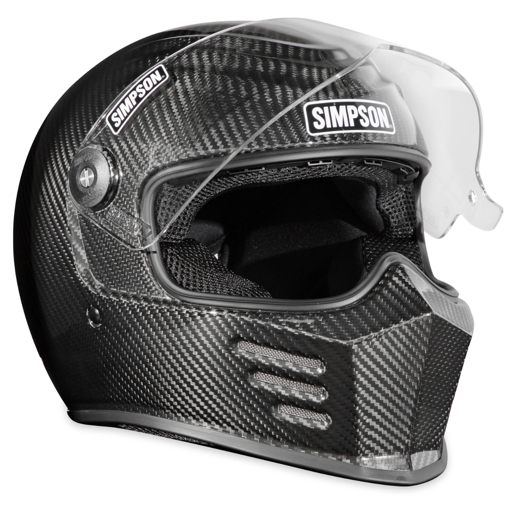 SIMPSON MOTORCYCLE OUTLAW BANDIT 3 HELMET - CARBON FIBER - Team Dream Rides