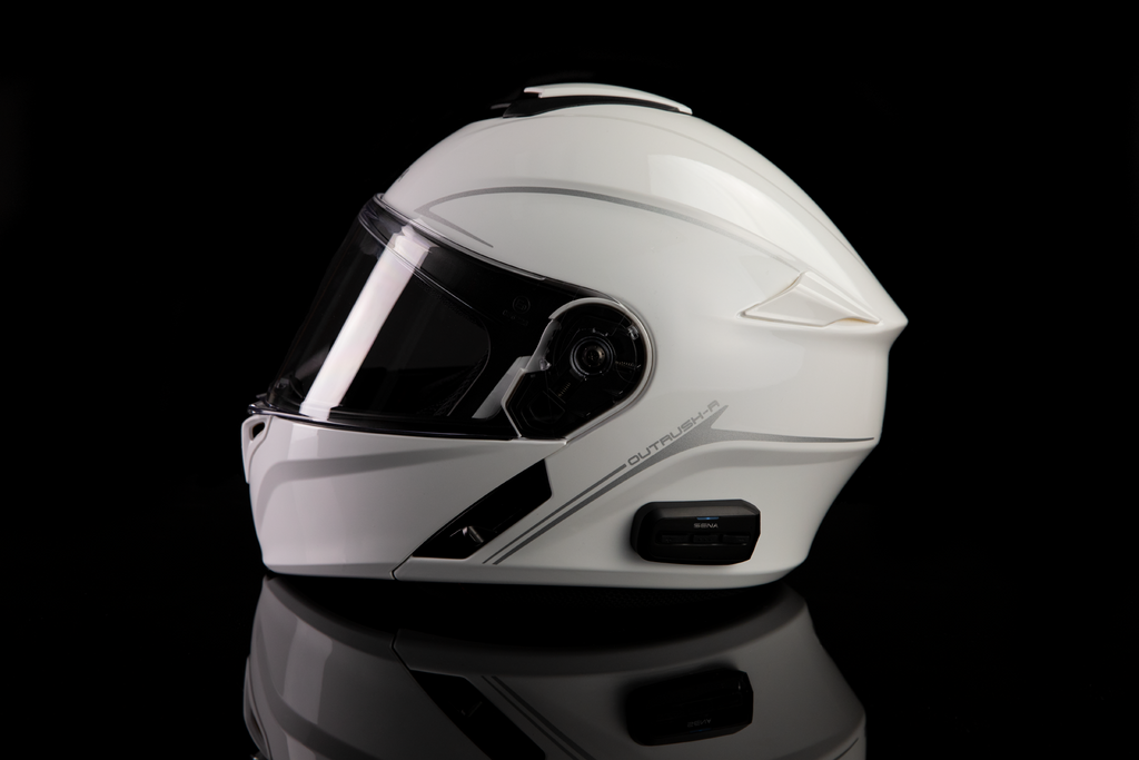 SENA Outrush R Helmet - White - Small OUTRUSHR-GW00S3