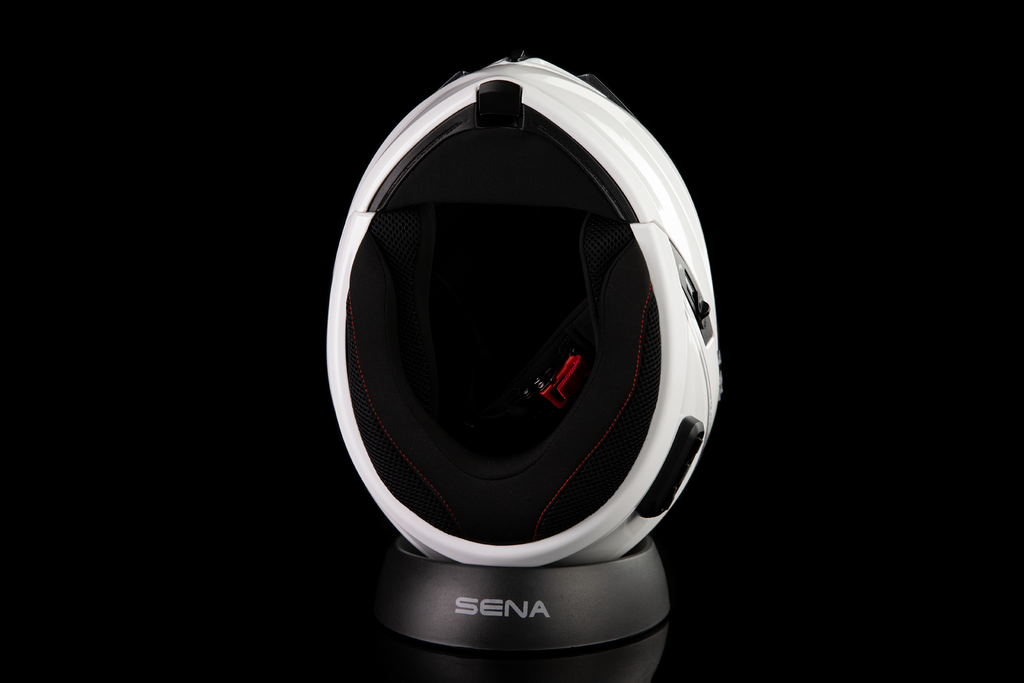 SENA Outrush R Helmet - White - Medium OUTRUSHR-GW00M3