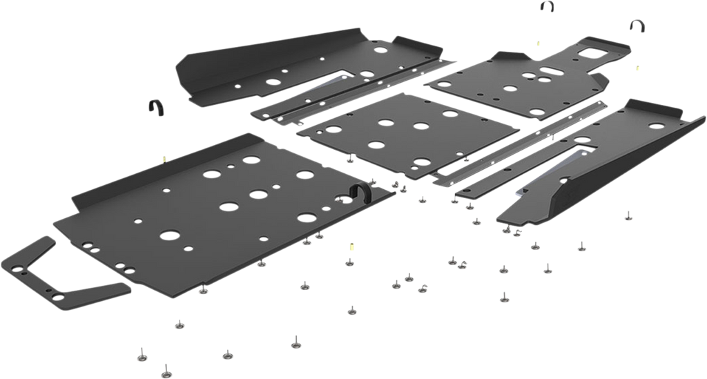 SEIZMIK Skid Plate - 2 Seat - Turbo 76-10166KIT