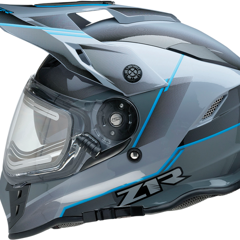 Z1R Range Helmet - Bladestorm - Gray/Black/Blue - Large 0101-14062