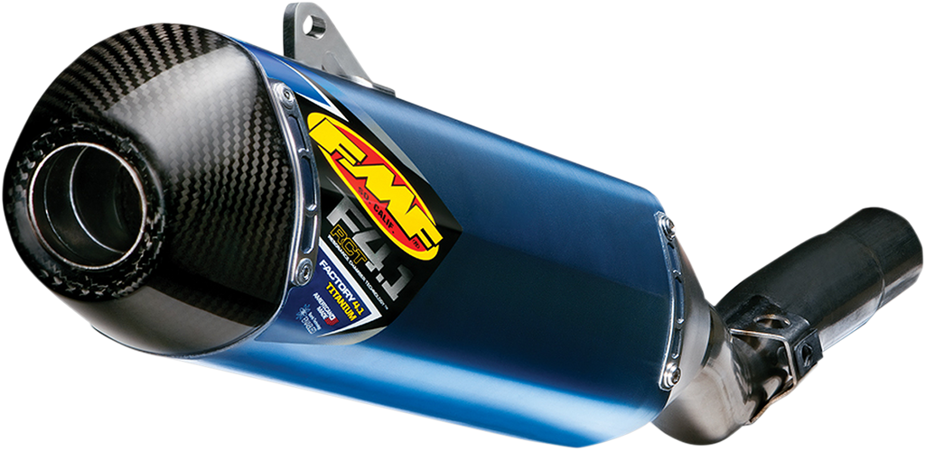 FMF Factory 4.1 RCT Muffler - Anodized Titanium 045561