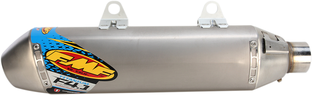 FMF Factory 4.1 RCT Muffler - Anodized Titanium 045596