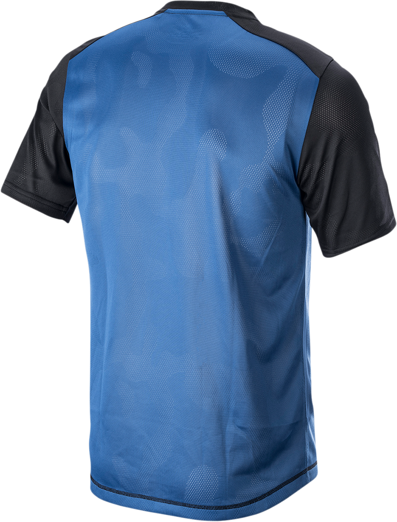 ALPINESTARS Alps 4.0 V2 Short-Sleeve Jersey - Blue/Black/Light Gray - Small 1765922-7318-SM