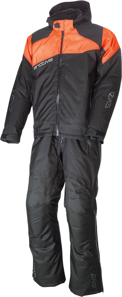 ARCTIVA Pivot 5 Hooded Jacket - Black/Orange - Large 3120-2082