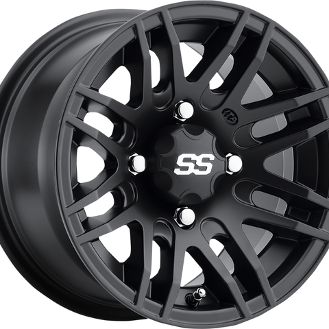 ITP SS316 Alloy Wheel - Front/Rear - Machined Black - 12x7 - 4/137 - 4+3 1228558536B