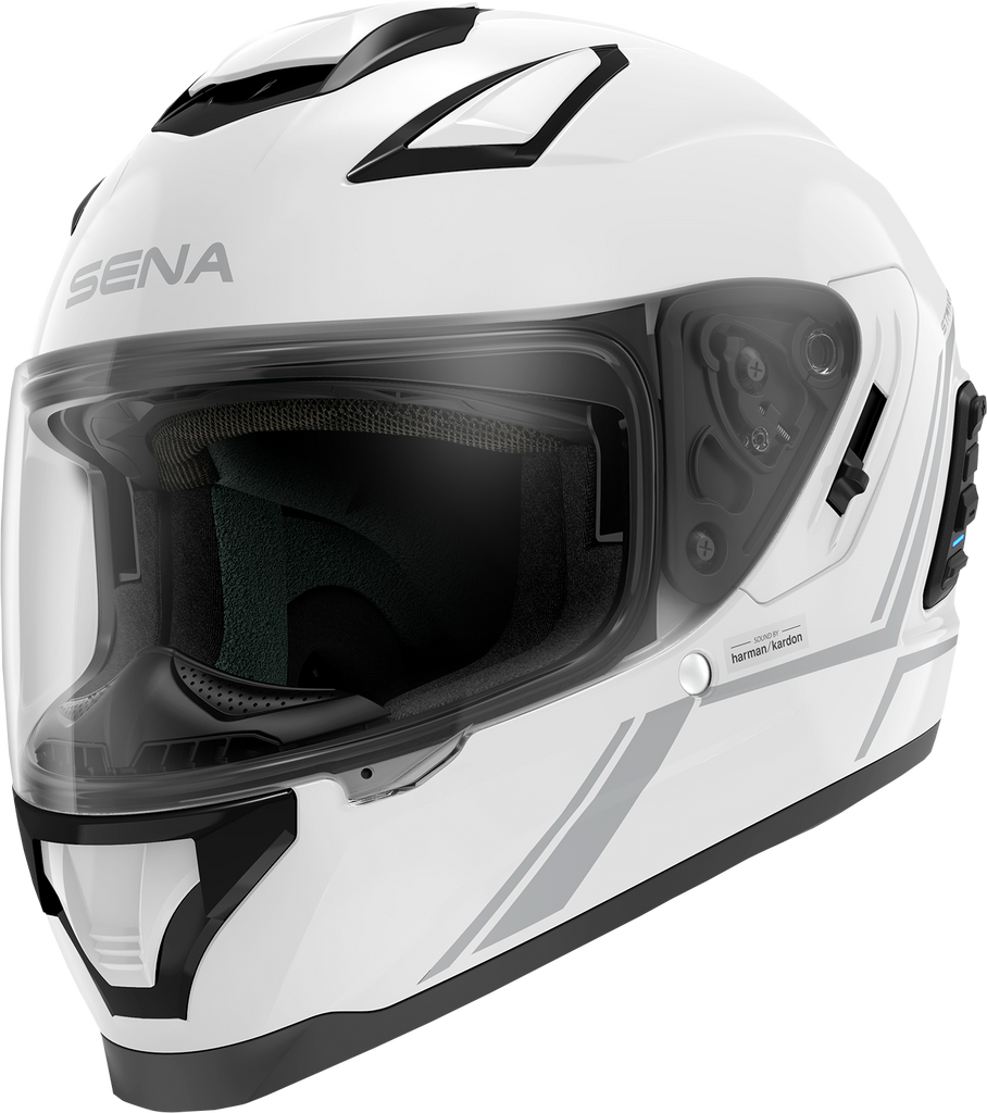 SENA Stryker Helmet - Glossy White - Large STRYKER-GW00L1