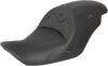 SADDLEMEN Seat - RoadSofa* - without Backrest - Black w/ Black Stitching - Heated - GL1800 '14-'17 H23-20-187HCT