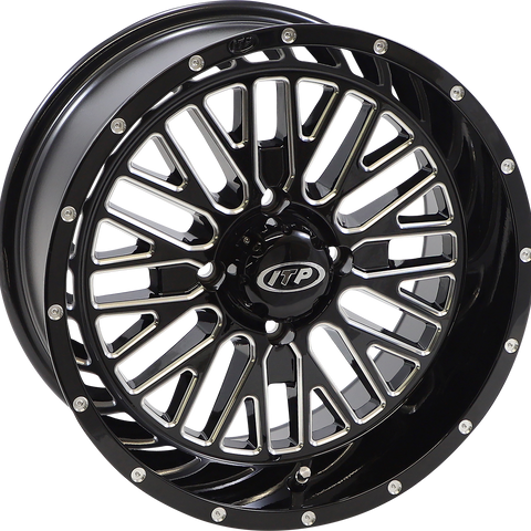 ITP Wheel - Momentum - Front/Rear - Black/Milled - 15x7 - 4/110 - 4+3 (+10 mm) 1522737731B