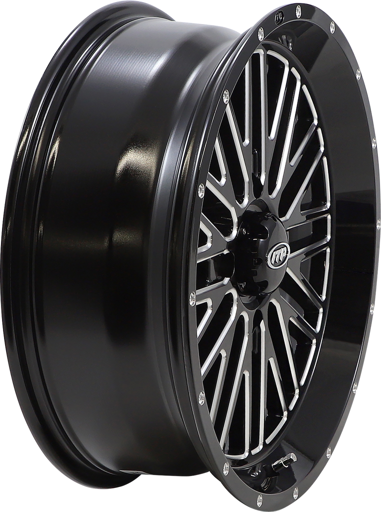 ITP Wheel - Momentum - Front/Rear - Black/Milled - 18x6.5 - 4/137 - 4+2.5 (+10 mm) 1822742731B