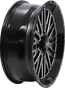 ITP Wheel - Momentum - Front/Rear - Black/Milled - 18x6.5 - 4/137 - 4+2.5 (+10 mm) 1822742731B