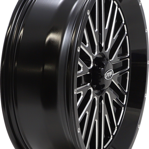 ITP Wheel - Momentum - Front/Rear - Black/Milled - 18x6.5 - 4/137 - 4+2.5 (+10 mm) 1822742731B