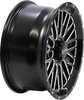 ITP Wheel - Momentum - Front/Rear - Black/Milled - 15x7 - 4/156 - 5+2 (+30 mm) 1522741731B