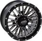 ITP Wheel - Momentum - Front/Rear - Black/Milled - 14x7 - 4/137 - 5+2 (+30 mm) 1422735731B