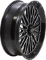 ITP Wheel - Momentum - Front/Rear - Black/Milled - 20x6.5 - 4/156 - 4+2.5 (+10 mm) 2022745731B