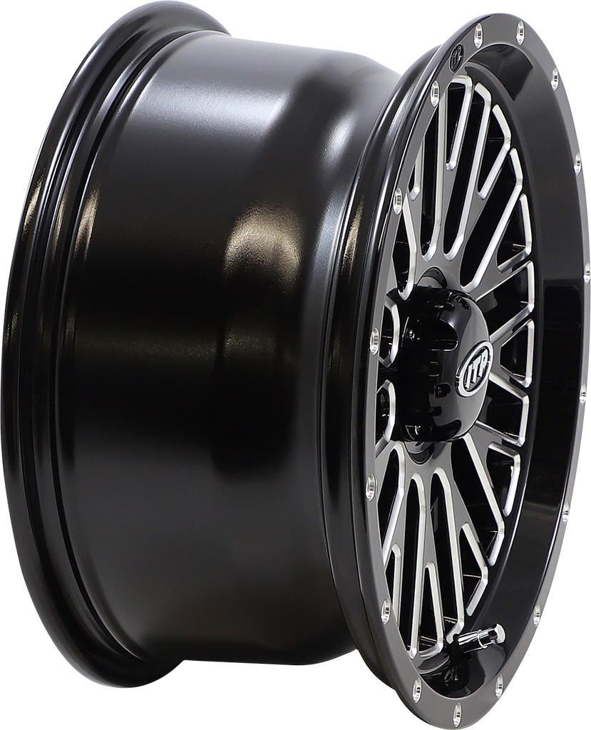 ITP Wheel - Momentum - Front/Rear - Black/Milled - 14x7 - 4/156 - 5+2 (+30 mm) 1422736731B