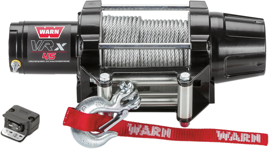 WARN VRX 45 Winch - Dash-mounted Rocker Switch - Wire Rope 101045