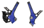 ACERBIS X-Grip Frame Guards - Black/Blue - YZ 85 2976221004