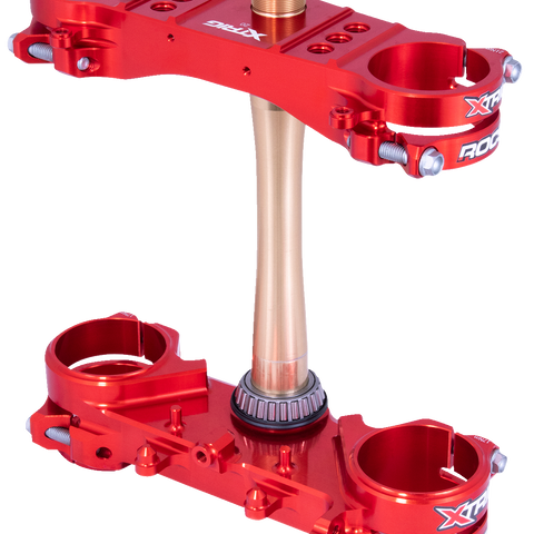 XTRIG Triple Clamp - 22 mm - Red 501330101201