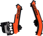 ACERBIS X-Grip Frame Guards - Black/ '16 Orange - Gas Gas | Husqvarna | KTM 2979615229