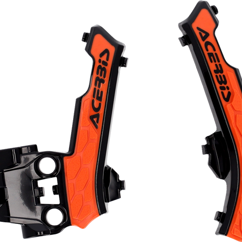 ACERBIS X-Grip Frame Guards - Black/ '16 Orange - Gas Gas | Husqvarna | KTM 2979615229
