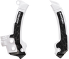 ACERBIS X-Grip Frame Guards - Black/White - Husqvarna 2979601007
