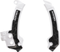 ACERBIS X-Grip Frame Guards - Black/White - Husqvarna 2979601007