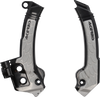 ACERBIS X-Grip Frame Guards - Black/Gray - Husqvarna 2979601001