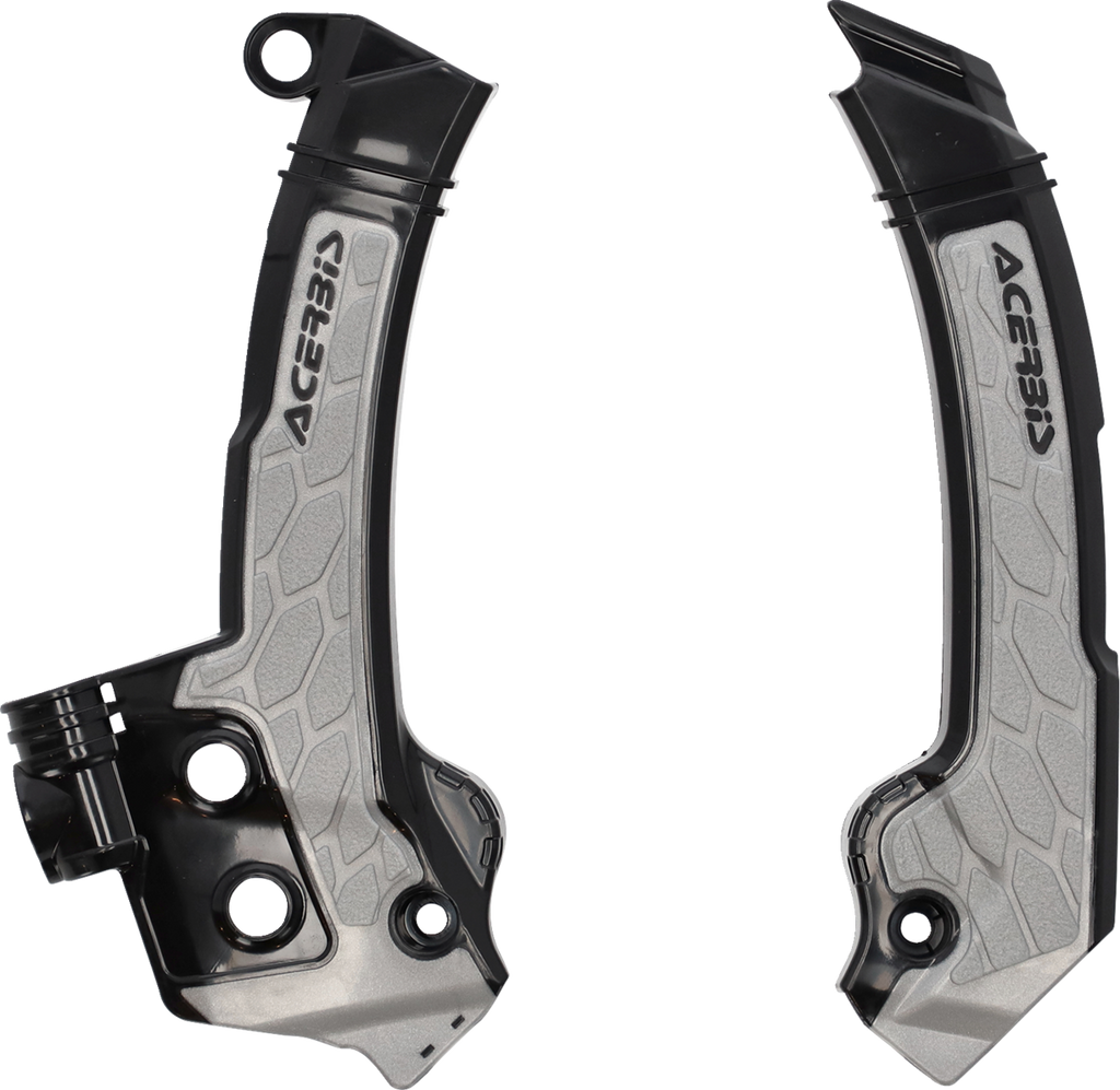 ACERBIS X-Grip Frame Guards - Black/Gray - Husqvarna 2979601001