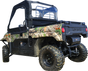 SEIZMIK Soft Upper Doors - Rear Windshield - Black - Mule Pro-MX 51-20988