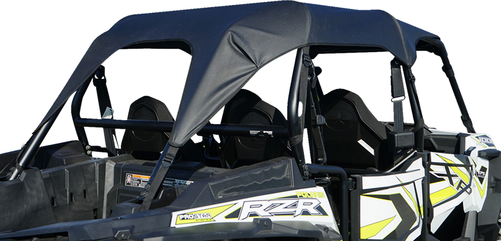 SEIZMIK Soft Upper Doors - Rear Windshield - Roof - Black - Polaris 51-20990