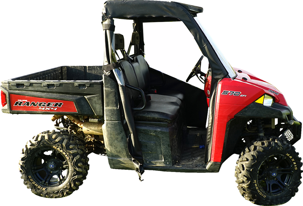 SEIZMIK Full Doors And Rear Window - Black - Polaris Ranger 51-20992
