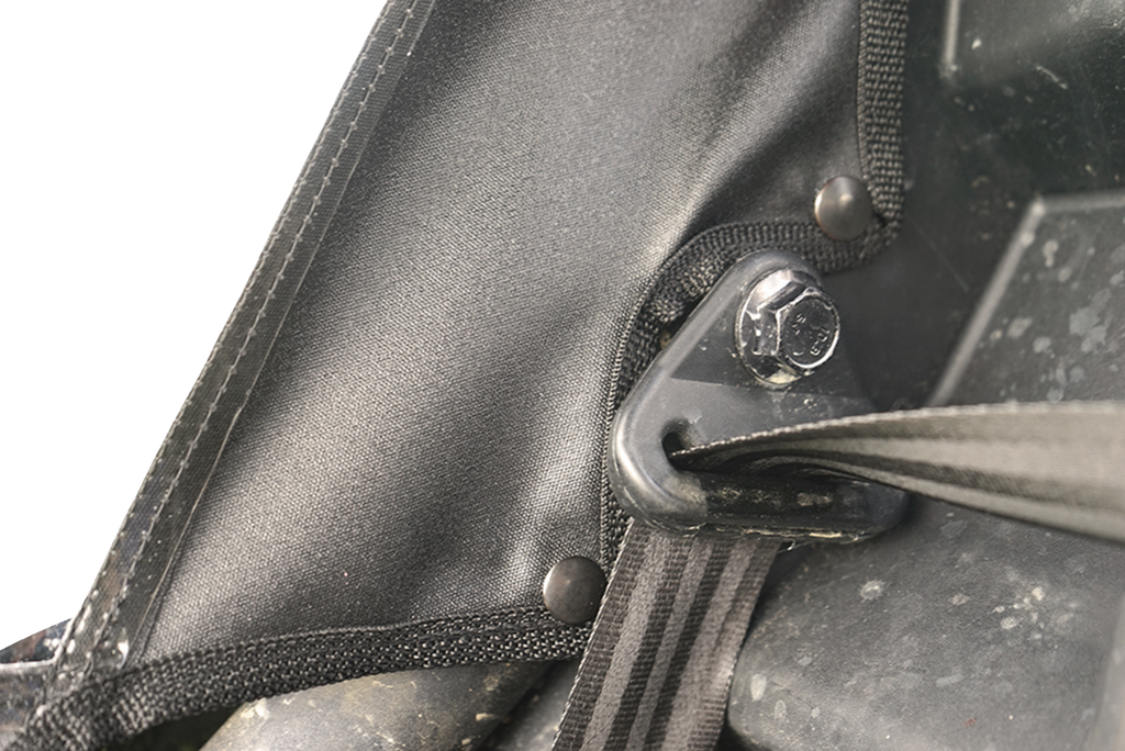 SEIZMIK Soft Full Doors - Rear Window - Black - Can-Am X3 51-20993