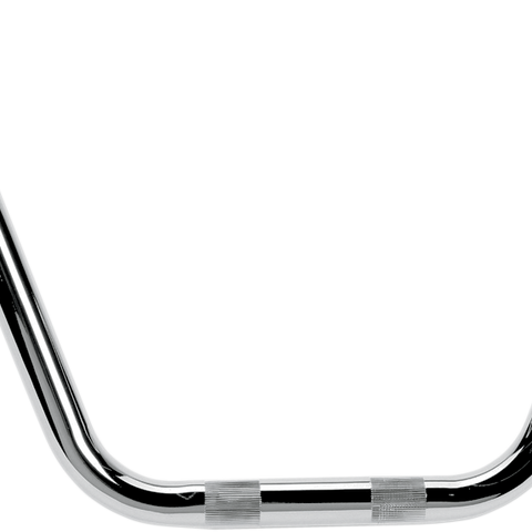 FLANDERS Handlebar - FX Buckhorn - Knurled - Dimpled - Chrome 650-08635