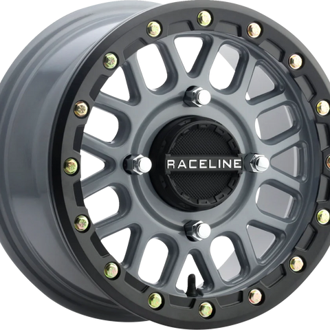 RACELINE WHEELS Wheel - Podium - Beadlock - Front/Rear - Stealth Gray - 15x6 - 4/137 - 5+1 (+40 mm) A93SG-56037+40