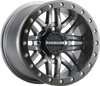 RACELINE WHEELS Wheel - Ryno - Beadlock - Front/Rear - Gun Metal Gray/with Black Ring - 14x7 - 4/156 - 5+2 A91G-47056-52