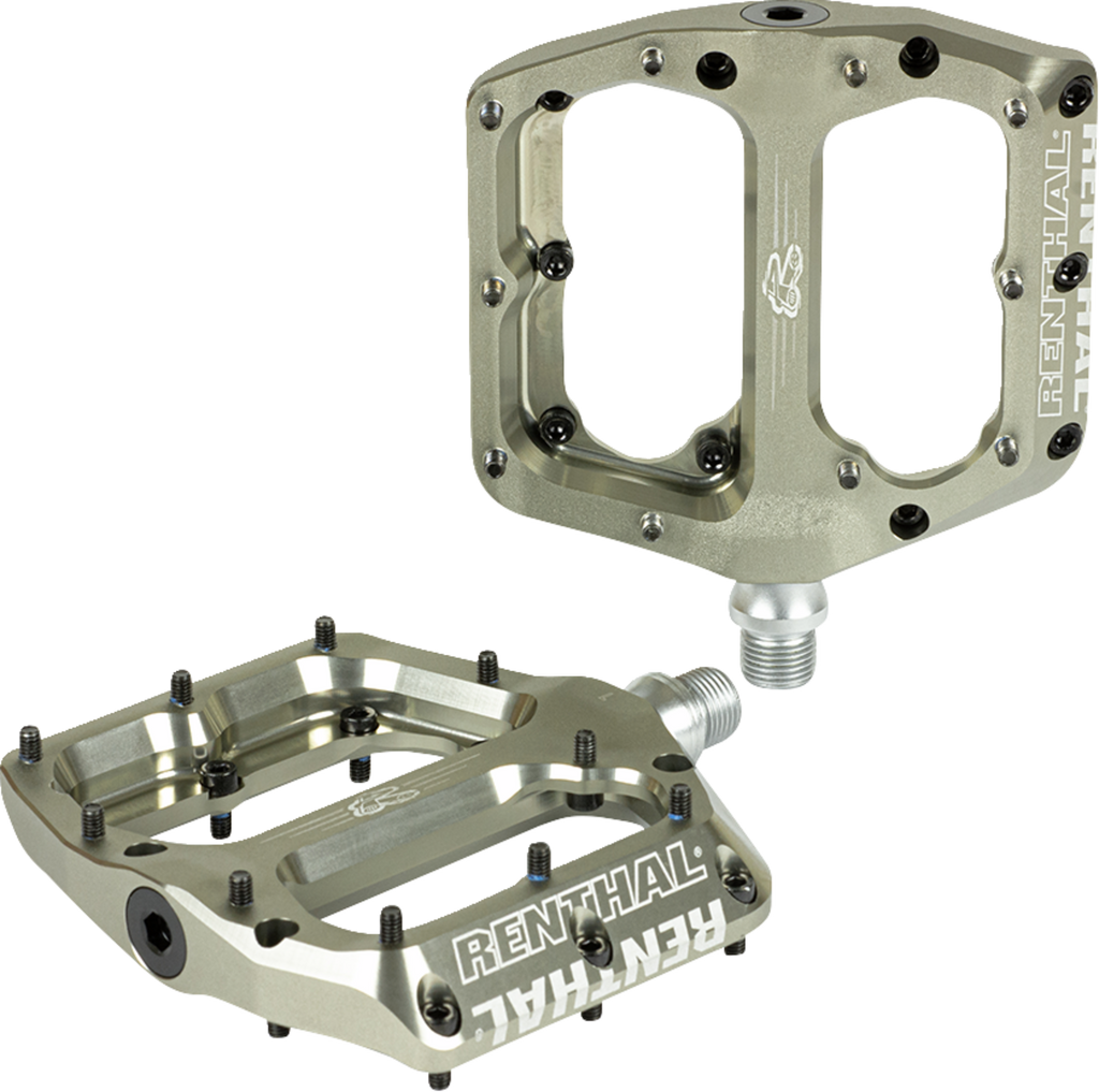 RENTHAL Revo-F Flat Pedals - AluGold PD10001-002-01