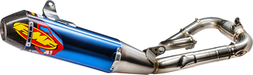FMF Factory 4.1 RCT Exhaust System - Titanium - Carbon Fiber End Cap 044478